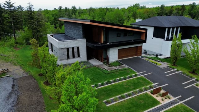 Fenêtres lavées - Résidence moderne