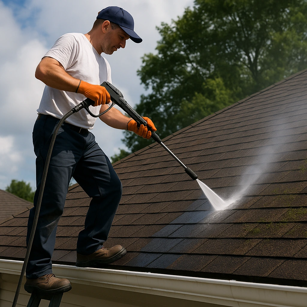 Lavage de toiture
